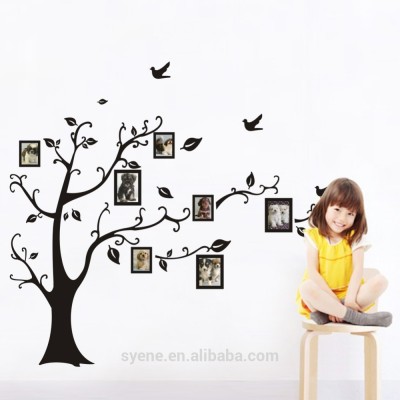 family photo frame tree wall decal living room wall stickers decor 3d pvc home decor wall sticker paintings of modern trees