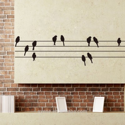 wholesale wallpaper decorative wallpaper for kids room 3d art vinyl birds wall stickers decal mural home decor for living room