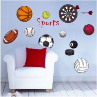 Jordon Basketball Sticker Sport Living Room Decor Kid Bedroom Decor Mural Wall Sticker