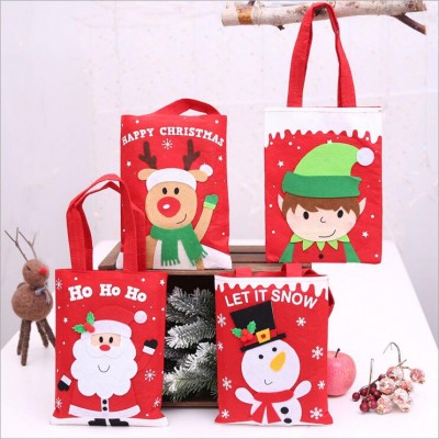 Christmas Non-woven Fabric Gift Bag For Santa Claus gifts for kids